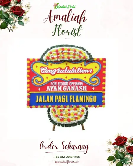 Sewa Papan Bunga Gebang